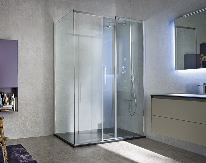 Box doccia di design per il bagno, Linea box doccia
